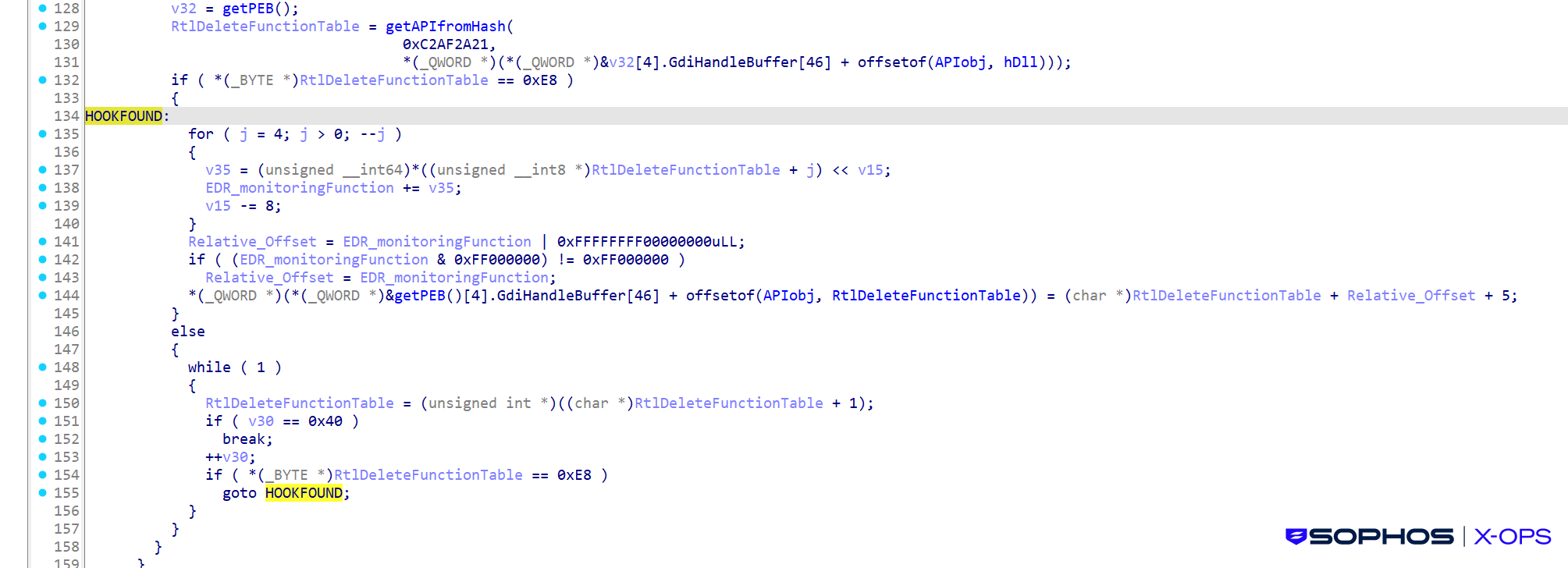 A screen capture showing the process described in text